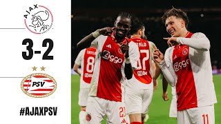 Ajax PSV 32 Samenvatting Eredivisie 202425 ajapsv [upl. by Emmi76]