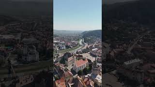 Sighişoara  perla Transilvaniei romania transilvania sighisoara drone dji [upl. by Narmis78]