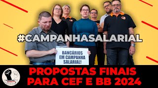 PROPOSTAS PARA BANCO DO BRASIL E CAIXA SÃO PÍFIAS reajustebancários [upl. by Roee558]