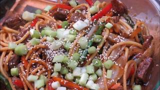 Beef Lo Mein Funky Spagetti Style [upl. by Tarryn]