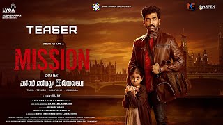 Mission Chapter 1 Teaser Tamil  Arun Vijay  Amy Jackson  Vijay  Subaskaran  Lyca Productions [upl. by Maxfield]