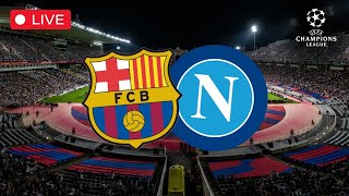 Barcellona Napoli 31 🔴 LIVE Reaction e postpartita con i tifosi napoletani ⚽ Champions League [upl. by Ahsinat]