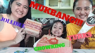 MUKBANG CHOWKINGJOLLIBEE AND TURKSTHANK YOU SHOUTOUT  QB VLOGS [upl. by Sehcaep]