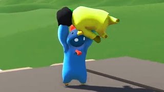 THE GREATEST KILL EVER Gang Beasts Funny Moments [upl. by Ohcamac]