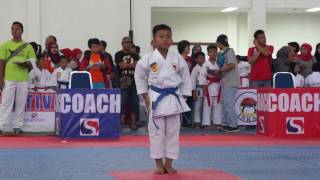 Heian Sandan  Kata 3  Raihan  karate kids [upl. by Netsew810]