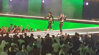 Indi Hartwell and Candice Lerae Entrance LIVE  WWE King And Queen Of The Ring 2024 [upl. by Dnalhsa]