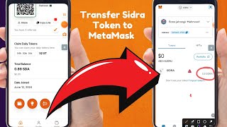 Transfer Sidra Token to MetaMask Wallet  Easy StepbyStep Guide [upl. by Beaulieu994]