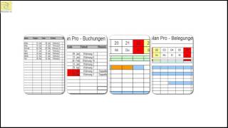 Excel Hotel Belegungsplan [upl. by Hanselka]