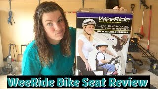 WeeRide Kangaroo Child Bike Seat Review [upl. by Ennazor]