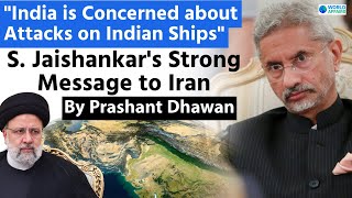 Only India can do this  Jaishankar tells Iran on its Soil that we are concerned about attacks [upl. by Nodyroc]