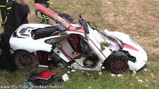 McLaren F1 Flips Over Aftermath CRASH [upl. by Winwaloe]