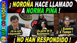 ¡NOROÑA HACE RECLAMO A NORMA PIÑA ES UN ACTO DE IRRESPONSABILIDAD NO VAN A FRENAR LA REFORMA [upl. by Maryl]