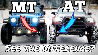 The Best DEEP Snow Tire Mudd Terrain vs All Terrain Tires Real World Results [upl. by Feucht]