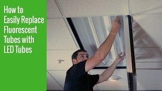 How to Easily Replace Fluorescent Tubes with LED Tubes [upl. by Mathews]