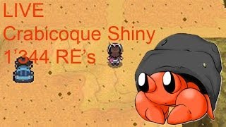 LIVE  ROUND 3 Crabicoque Shiny  Shiny Dwebble  1344 REs [upl. by Kristoforo950]