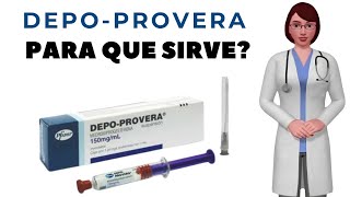 DEPO PROVERA que es y para que sirve depo provera como usar depo provera injection [upl. by Gardiner]