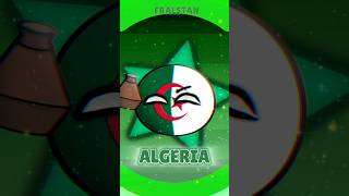 Morocco vs Algeria countryballs shorts [upl. by Odysseus836]