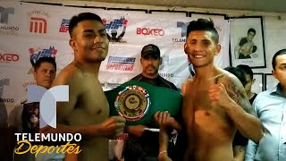 Mauricio Pintor y Diego Cruz se declaran listos para la batalla de titanes  Boxeo Telemundo [upl. by Vallonia593]