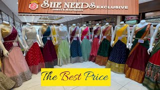 Most trending designer half sarees croptops bridal lehangas with price [upl. by Adnuhsar]