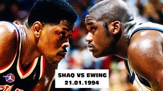 SHAQUILLE ONEAL VS PATRICK EWING [upl. by Ytsirk]