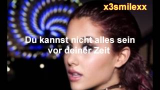 Vienna Ariana Grande Deutsche Übersetzung [upl. by Epilif335]