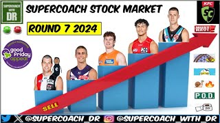 Supercoach Stock Market Round 7 2024 SOME SWEET TRADING [upl. by Ballard]