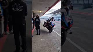 Firstever stoppie on the BMW for Toprak 🔥  WorldSBK [upl. by Hetti]