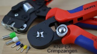 KNIPEX Crimpzangen im Vergleich  Aderendhülsen crimpen  Vorstellung amp Test [upl. by Ikiv]