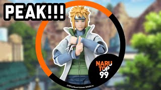 SH Figuarts Naruto Shippuden NaruTOP99 Minato Namikaze Action Figure Review Tamashii Nations BANDAI [upl. by Gilmer]