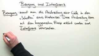 Physik  Beugung und Interferenz von Wellen  Physik  Schwingungen und Wellen [upl. by Obaza]