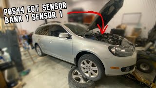 Diagnosing amp Repairing P0544 EGT sensor 1 malfunction on CJAA TDI [upl. by Hortensia]