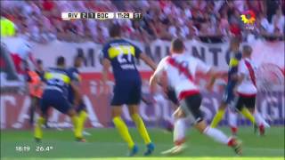 River 24 Boca Juniors  Fecha 13 Torneo Argentino 201617 [upl. by Ille]