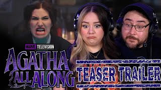 Agatha All Along TEASER TRAILER Reaction  Marvel  WandaVision [upl. by Noied772]