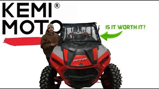 Kemimoto Soft Windshield Unbox Install and Review for Rzr Xp 1000 [upl. by Igiul]