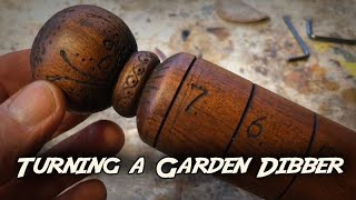 Off the Grid Makes  56 How to Turn a Garden Dibber [upl. by Hatty]