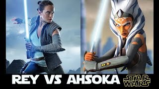 Rey vs Ahsoka A Character Crossexamination Battle [upl. by Nariko]