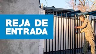 ¿Cómo construir una reja de entrada [upl. by Randi21]