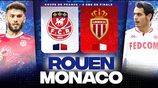 🔴 ROUEN  MONACO   TIRAGE Coupe de France 8 ème de Finale  18 COUPE DE FRANCE  LIVEDIRECT [upl. by Adnilab]