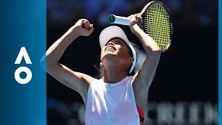 Garbińe Muguruza v Hsieh SuWei match highlights 2R  Australian Open 2018 [upl. by Batish]