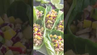 How to Make Tropical Chicken Lettuce Wraps  Healthy amp Delicious Recipe [upl. by Kanya]