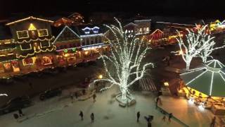 Leavenworth WA Christmas lights and Icicle Creek December 7 2016 [upl. by Ndnarb]