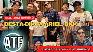 Dikta  Ariel  Desta  Rafi dkk latihan band bareng [upl. by Debee]