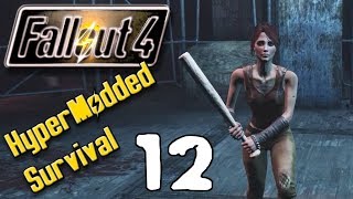 FIGHTING CAIT  GETTING STRONG  HyperModded Fallout 4 Survival  Episode 12 [upl. by Ecinue]