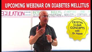 Upcoming Live Webinar on Diabetes Mellitus  Blood Glucose Regulation [upl. by Gebler]