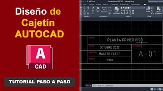 💚💚Crear cajetín en AutoCAD  membrete en autocad  como hacer un membrete en autocad  Autocad [upl. by Tremml317]