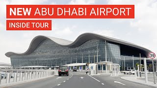 4K Inside the NEW Abu Dhabi Airport Terminal A Zayed Intl Airport [upl. by Joel569]