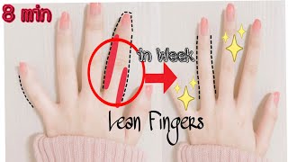 Top Exercises For Finger  Get Lean amp Longer Finger In Week  Home Fitness Challenge [upl. by Eema]