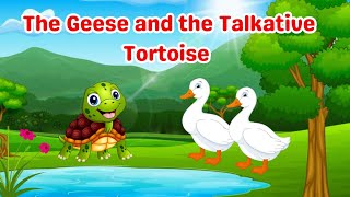 The Geese and the Talkative Tortoise English story for kids [upl. by Arik307]