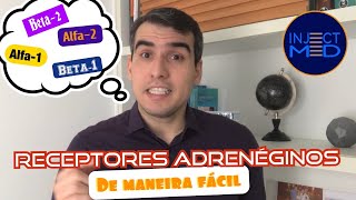 RECEPTORES ADRENÉRGICOS A MANEIRA MAIS FÁCIL DE APRENDER [upl. by Anair]