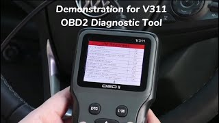 Demo Tutorial of Using V311 Handheld OBD2 Scanner and Car Diagnostic Tool [upl. by Enoob]